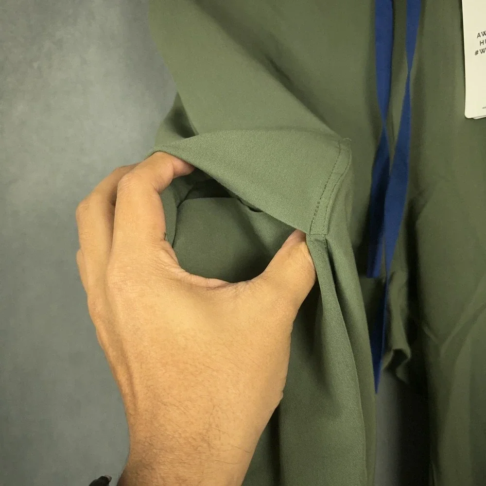 Figs Tansen Classic Cargo Jogger Scrub Pants Mens Size Small TALL Moss Green NWT